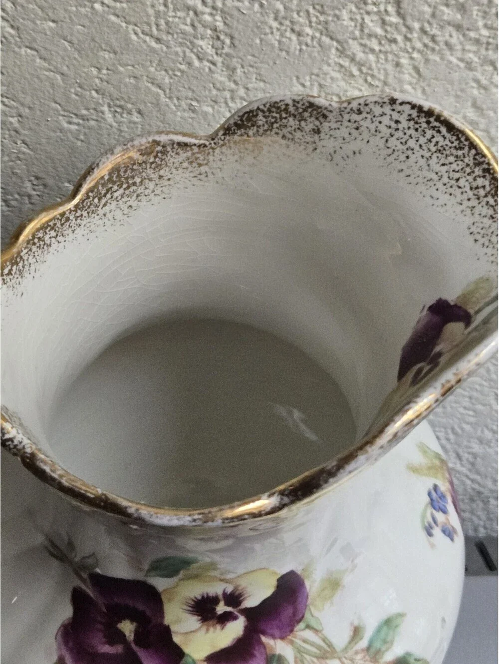 Antique Porcelain Anchor Pottery Pitcher 8
